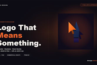 design a minimalist, illustrative, or brand logo with a fine arts touch