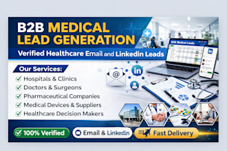 do targeted healthcare b2b leads, doctors dentists email list building