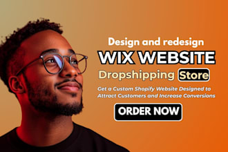 do wix website design, wix website redesign, design wix studio website