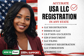 do US llc registration, ein, and registered agent for non residents