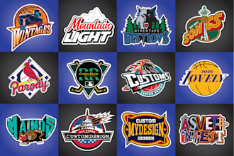 custom, nba, mlb, NFL, ncaa, ufc, nhl, parody logo, tags, with your text