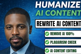 humanize ai content, remove ai detection and rewrite chatgpt text manually