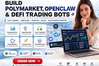 build polymarket bot open clawbot nemoclaw blockchain developer defi trading bot