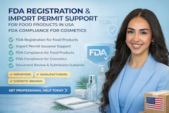 fda registration and import permit issuance for food products in USA