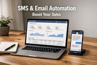 setup SMS and email automation gohighlevel klaviyo twilio