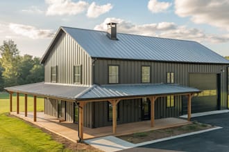 design and render your 3d barndominium