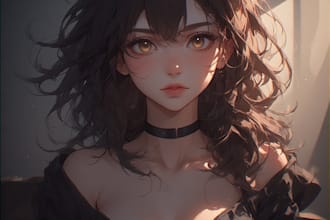 do amazing anime art illustration for you