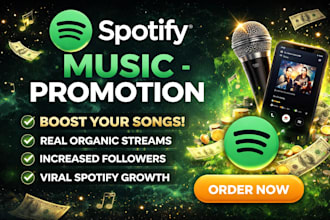 do organic USA music promotion, spotify music promotion