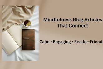 write engaging mindfulness and lifestyle blog articles