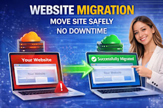 transfer or move your website to new hosting or domain