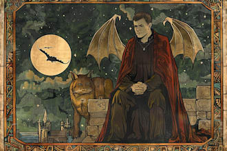 do medieval gothic manuscript style illustration
