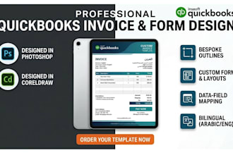 design custom quickbooks online invoice templates and professional business form