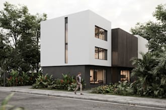 haré renders arquitectónicos 3d profesionales y modelado 3d