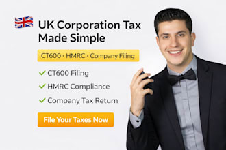 file UK corporation tax return ct600 and hmrc company tax return professionally