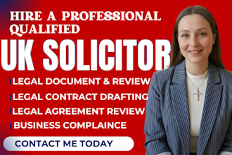 be your UK solicitor for criminal defense, demand letter, and court documents