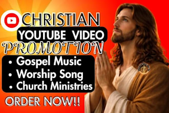 usa church worship christian youtube video promotion gospel audience growth
