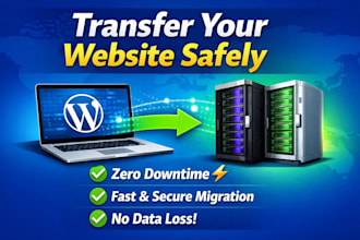 transfer your website to new hosting or domain safely