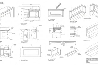create detailed millwork shop drawings for custom projects