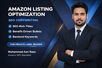 do expert amazon listing optimization and SEO copywriting