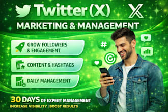 do organic x twitter growth and promotion