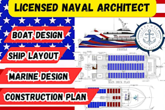 design and review rov support vessel or research vessel for marine projects