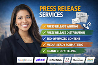 do press release writing and distribution, submit press release, pr distribution