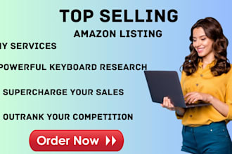 be your amazon listing expert for SEO optimization and sales growth strategy
