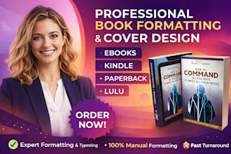 professionally format and typeset your ebook for kindle, lulu, and print book