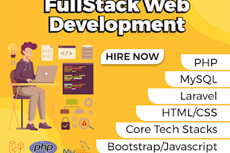 develop a fully custom website for your needs