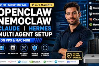fix setup and install openclaw nemoclaw claude hermes multi agent vps mac mini