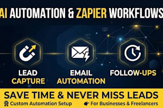 build ai lead response and follow up automation using zapier