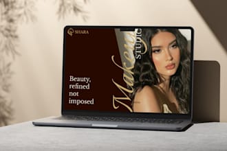 design a cinematic website for your beauty brand or academy