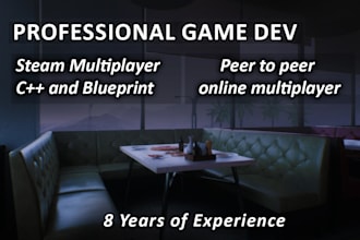 develop a realistic steam multiplayer game unreal engine 5