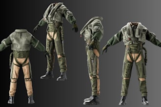 3d garment 3d clothing model 3d fashion design marvelous designer clo3d vrchat