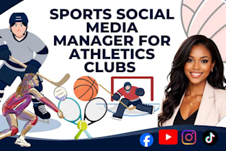 be your student sport athletics social media manager and content creator