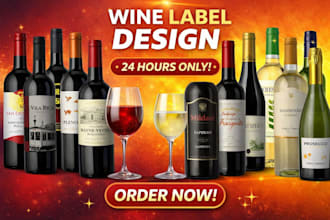 design custom labels for beer, vodka, wine, whiskey, and other premium products