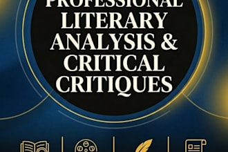 provide professional literary, film, poetic analysis and critical critiques