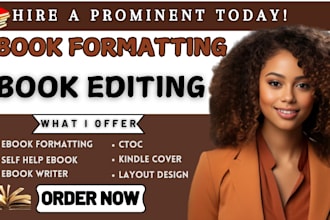 do book and ebook formatting, children book formattng, layout desgn ebook design