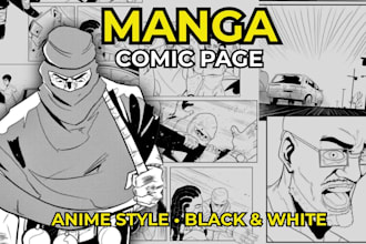 draw manga comic book anime webtoon comic illustration manga artist comic pages