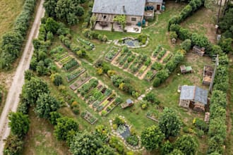 design a food forest using ecological modeling