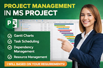 create ms project gantt charts and project plans