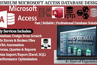 create, fix or amend a microsoft access database