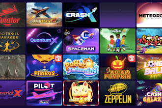 develop crypto game, crash game website, coin flipping game website