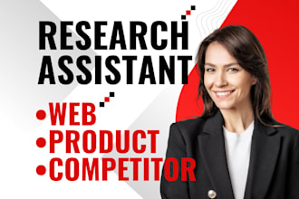 do web research, competitor analysis, and product research