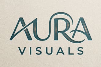 create text based logo design for your business