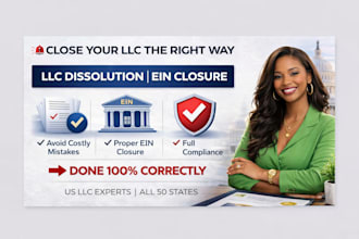 dissolve US llc, wyoming llc dissolution s corp c corp llc ammendment close ein