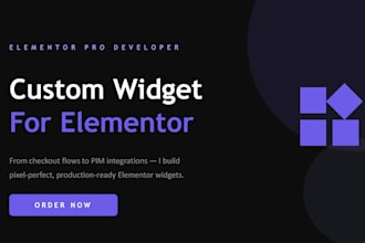 create a custom elementor widget or addon for your wordpress site