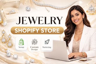 design jewelry shopify store fashion necklace accessories dropshipping store