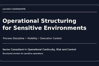 structure sensitive operational processes for control