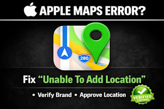 fix unable to add apple maps locations verify app maps listing